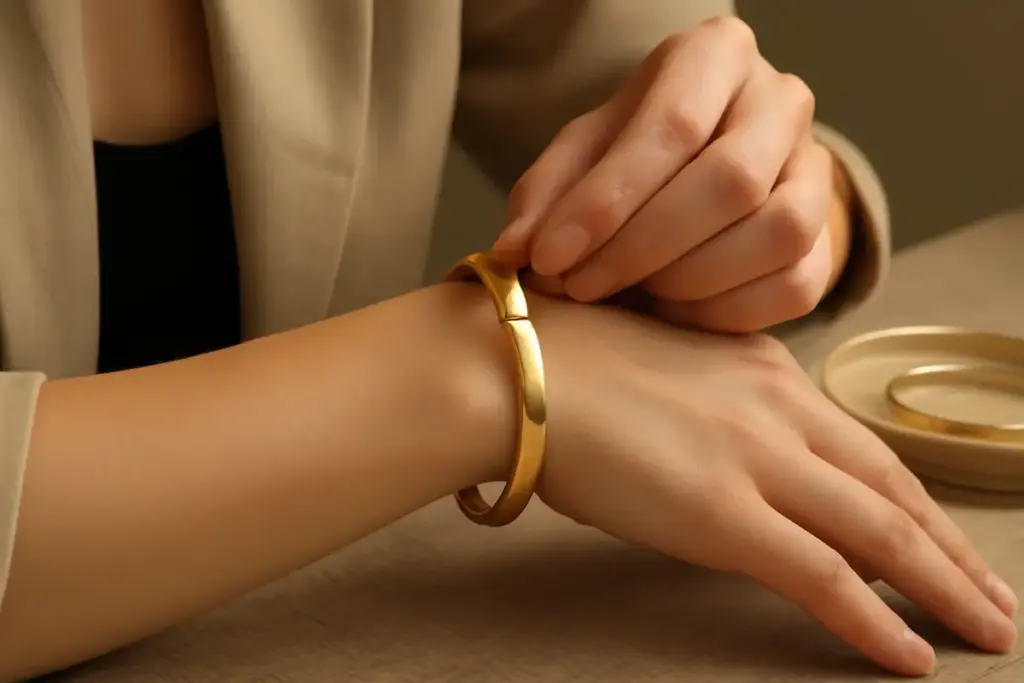 Cosa rende unico un bracciale rigido? Scopri la caratteristica che fa la differenza