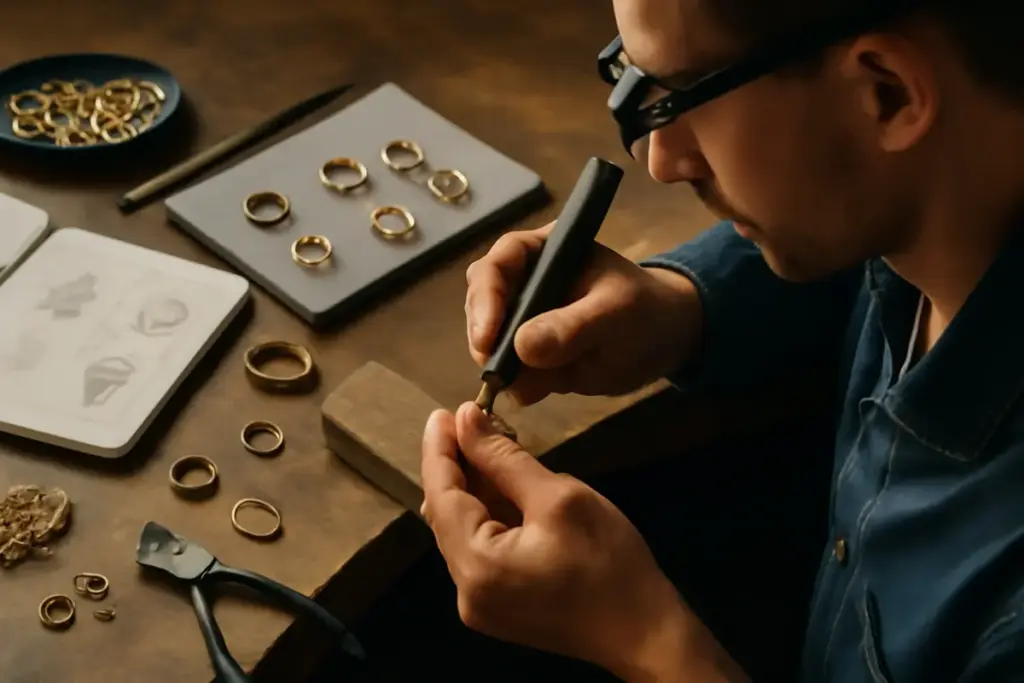 Come nasce una collezione personalizzata di gioielli? I passaggi artigianali dietro la creazione