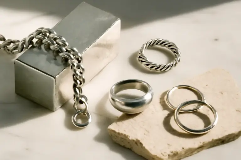 Perché l’argento sterling è così apprezzato nei nuovi gioielli? La proprietà che lo distingue